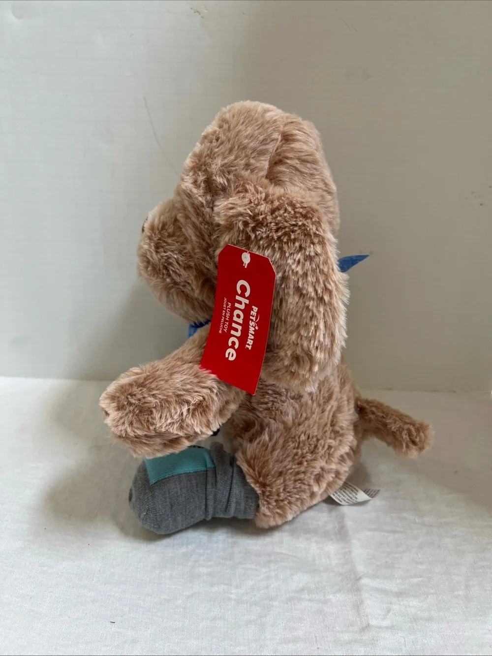 PetSmart Chance Puppy Dog Plush Stuffed Animal NEW WITH TAGS Sunglasses Scarf